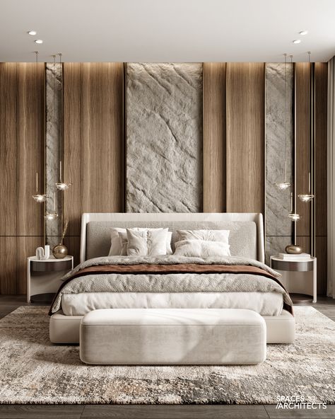 Elegant Master Suite :: Behance Luxury Master Suite Design, Main Bedroom Designs Master Suite, Modern Tropical Bedroom Design, Modern Luxury Bedroom Master Suite Interior Design, Modern Bed Wall, Bed Back Wall Design Modern, Simple Luxury Bedroom, Modern Luxury Bedroom Design Master Suite, Bedback Designs