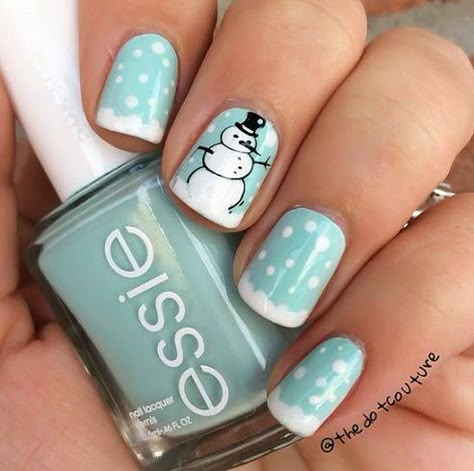 Snowman Nails Design, Ombre Nails Diy, Sparkly Christmas Nails, Christmas Nails 2022, Acrylic Nails Christmas, Snowman Nail, Snowman Nail Art, Snowman Nails, Make Up Foundation