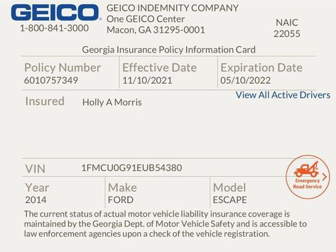 Car Insurance Templates Free Printable, Insurance Printable, Insurance Card Template, Geico Car Insurance, Insurance Car, State Farm Insurance, Passport Template, Progressive Insurance, Meaningful Tattoo Quotes