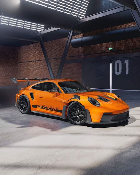 Porsche Gt3 Rs, Porsche Gt, Orange Car, Porsche Motorsport, New Porsche, Porsche Gt3, Gt3 Rs, Porsche Cars