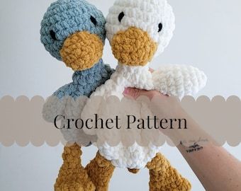 TheCosyStitch | Etsy Canada Floppy Animal Crochet Pattern, Crochet Duck Snuggler Pattern, Mallard Duck Snuggler Crochet Pattern, Crochet Animal Snuggler Pattern, Crochet Patterns For Bernat Blanket Yarn, Blanket Yarn Amigurumi Pattern, Duck Snuggler Crochet Pattern, Mallard Crochet Pattern Free, Duck Snuggler Crochet Pattern Free