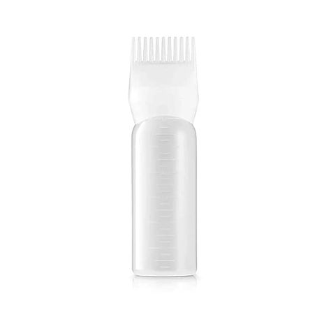 Root Comb Applicator Bottle, 6 ounce with graduated scale, Hair Coloring, Dye and scalp treament essential (Pack of 1) Amla Hair Oil, Rosemary Water, Amla Oil, Scalp Treatments, Applicator Bottle, Hair Dyes, Scalp Oil, Glossy Hair, Hair Coloring