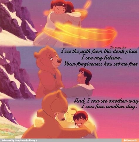 Disney brother bear Brother Bear Quotes, Brother Bear Art, Walt Disney Quotes, Disney Characters Wallpaper, Brother Bear, Disney Traditions, Quotes Disney, Graduation Cap Decoration, Set Me Free