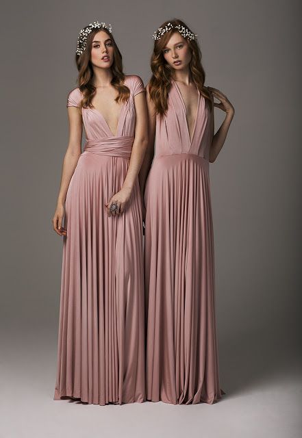 Bohemian Bridesmaid Dress, Bohemian Bridesmaid, Bridesmaid Dresses Boho, Convertible Bridesmaid Dress, Boho Bridal Gowns, Beautiful Bridesmaid Dresses, Rose Pale, Pink Bridesmaid Dresses, Infinity Dress