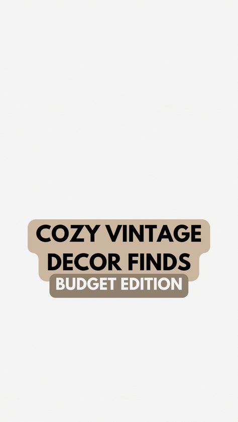 Transform your home with these cozy vintage decor finds from Amazon—all on a budget! Whether you’re going for rustic charm or a timeless aesthetic, these pieces are perfect for creating a warm and inviting space without breaking the bank. As an Amazon affiliate, I earn from qualifying purchases. #vintagedecor #cozyhome #budgetdecor #homestyle #amazonfinds #homedecorideas #affordabledecor Amazon Decor Finds, Home Decor Finds, Amazon Decor, Affordable Decor, Timeless Aesthetic, Decorating On A Budget, Vintage Home, The Bank, Vintage Home Decor