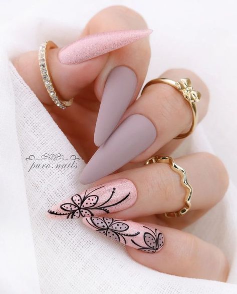 Long Stiletto Nails Design, Stilleto Nails Designs Summer, Stiletto Nails Designs Summer, Trending Summer Nails, Stilleto Nails Designs, Long Stiletto Nails, May Nails, Long Stiletto, Nail Art For Beginners