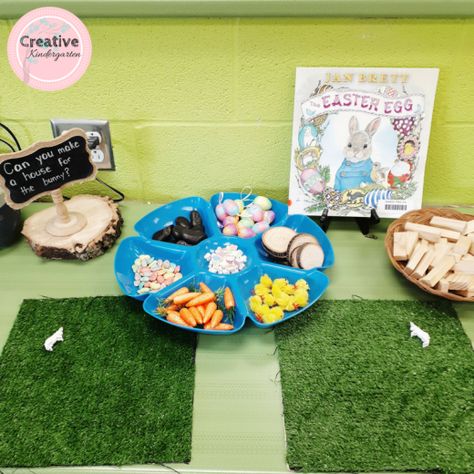 Kindergarten Stem Challenges, Kindergarten Easter, Walker Learning, Kindergarten Spring, Easter Kindergarten, Easter Classroom, Kindergarten Stem, April Activities, Pets Preschool Theme