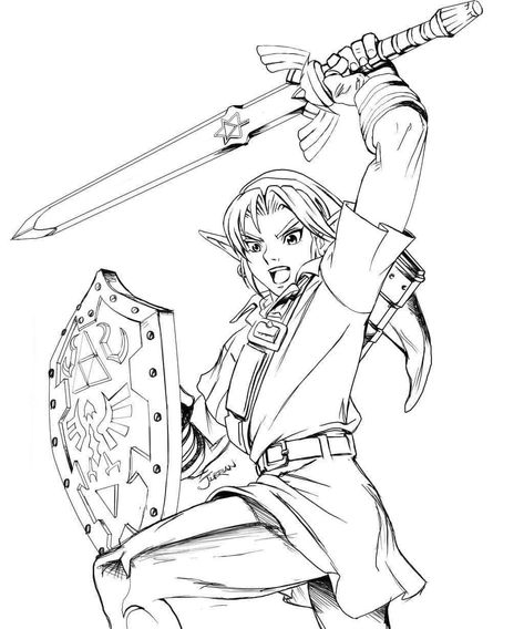 Legend Of Zelda Coloring Pages, Zelda Coloring Pages, Zelda Drawing, Draw Chibi, Flag Coloring Pages, Coloring Pages Inspirational, Zelda Twilight Princess, Kid Coloring Page, Link Zelda