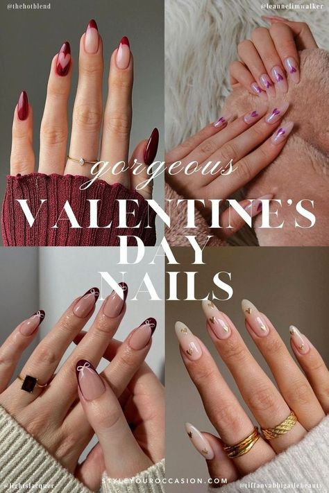 Looking for Valentines day nails ideas? You’ll love this list of 31+ cute Valentines nails with a minimal vibe for 2024. There’s pink, red, white, and gold heart nail designs on short, almond, square, round, coffin nails, and more. Whether you prefer natural or acrylic - your perfect nails are here! Classy Almond Nails, Pink White Nails, Soft Pink Nails, Mickey Nails, Valentines Day Nails, Heart Nail Designs, Velvet Nails, Pink Ombre Nails, Pretty Heart