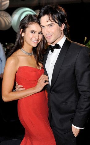 Ian Somerhalder and Nina Dobrev Back On? Former Vampire Diaries Couple Hooking Up Again, Sources Say | E! Online Mobile Nina Dobrev And Ian Somerhalder, Tony Kanal, Ian E Nina, Ian And Nina, Ian Joseph Somerhalder, Ian Somerhalder Vampire Diaries, The Vampire Diaries 3, Cute Celebrity Couples, Vampire Diaries Wallpaper