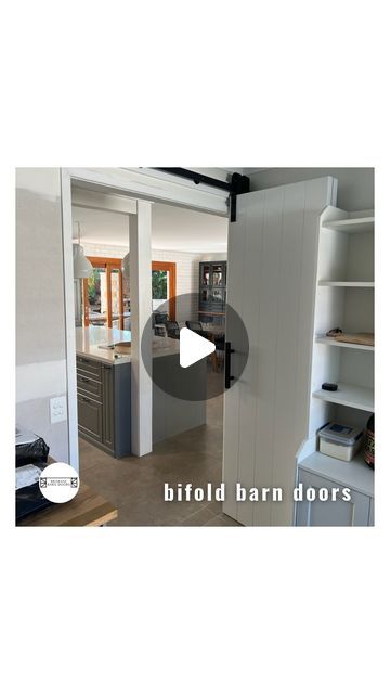 Brisbane Barn Doors on Instagram: "Custom Made Bifold Barn Doors

Designed to fit your space and match your style! Whether you’re looking to save space or add a unique touch to your home, our bifold barn doors are the perfect solution.

For a quote, head over to our ‘Design & Quote’ page on our website, choose your door style, and select the bifold track option.

#Bifold #BarnDoor #CustomMade #SpaceSaving

Pro tip: For functionality, we recommend placing handles in the middle!" Style And Select, Organize Clutter, Quote Page, Colorado House, Bifold Barn Doors, Riverside House, Barn Door Designs, Design Quote, Clutter Organization