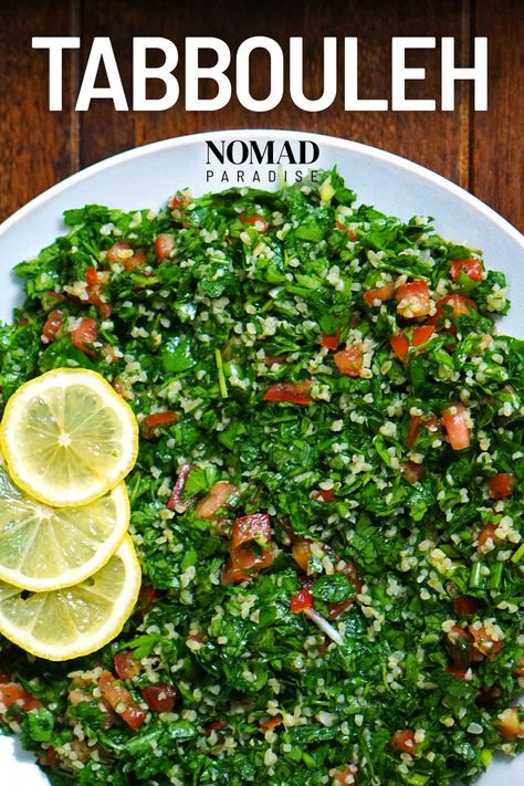 Tebullah Salad, Tabulleh Recipe, Tabule Salad Tabbouleh Recipe, Mezze Salad, Tabule Salad, Tabouleh Salad Recipe, Lebanese Lunch, Lebanese Tabbouleh, Salad Sides