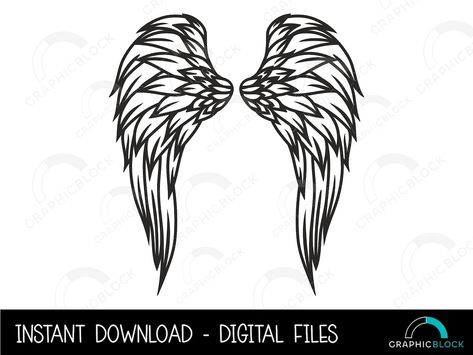 Memorial Wings, Wing Silhouette, Angel Wings Svg, Wings Png, Fashion Coloring Book, Fairytale Art, Starbucks Cup, Cricut Cut Files, Cricut Cut