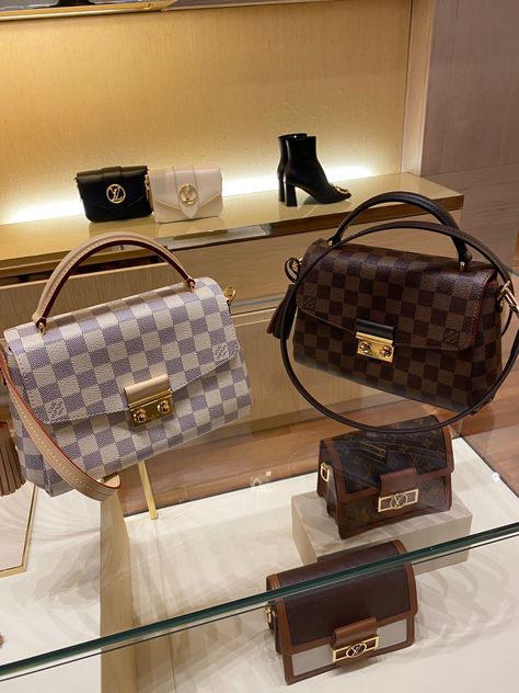 Lv Croisette Bag Outfit, Lv Croisette Bag, Lv Outfit, Louis Vuitton Croisette, Taupe Bag, Louis Vuitton Taschen, Lady Dior Handbag, Dream Bags, Luxury Bags Collection