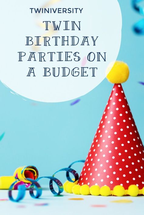 Twins Birthday Decoration Ideas, Twin Boys First Birthday Party Ideas, Birthday Party On A Budget, Mom Of Twins, Party On A Budget, Twin Birthday Parties, Twins Birthday, Twins 1st Birthdays, Twin First Birthday