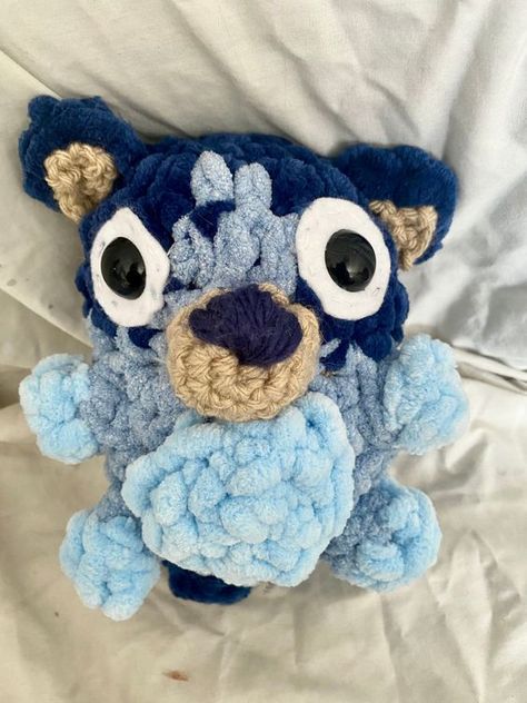 Amigurumi Bluey Crochet toys patterns free amigurumi #crochettoyspatternsfreeamigurumi #crochet #crochettoy #crochetpattern #crochetpatterns 1.685 Bluey Crochet Free Patterns, Crochet Bluey Amigurumi, Blue Crochet Ideas, Crochet Bluey, Blue Amigurumi, Toys Quotes, Yarn Animals, Knitting Bag Pattern, Crochet Toys Free Patterns