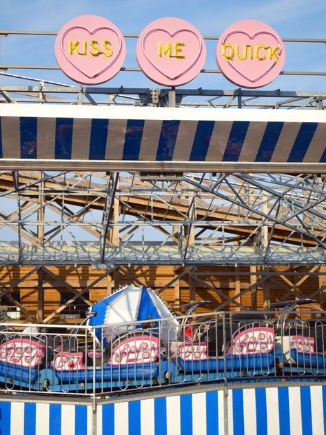 Pastel Themepark Dreamland Magate, Kent England UK Britain’s Oldest Amusement Park Fairground Aesthetic, Margate Dreamland, Dreamland Margate, Book Shoot, Brighton Rock, Hokey Pokey, Planet Coaster, Uk Beaches, Pastel Vintage