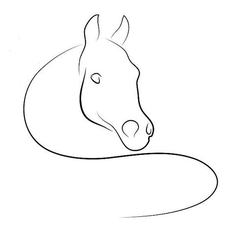 91,258 Continuous Line Drawing Horse Stock Photos, Pictures & Royalty-Free Images - iStock Stick Horse Drawing, Horse Line Drawing Simple, Line Drawing Horse, Horse Line Drawing, Horse Lineart, Horse Outline, Drawing Horse, Hat Burning, Minimal Drawings