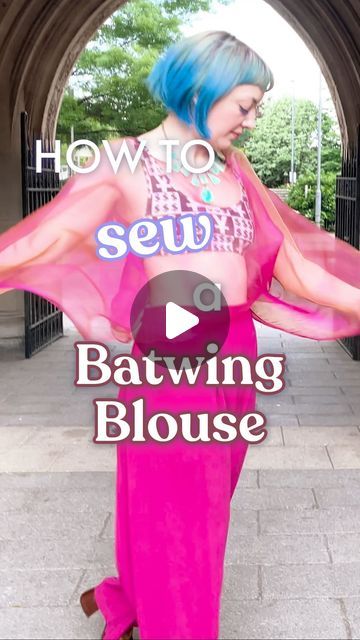 Batwing Sleeve Top Pattern, Sasha Starlight, Batwing Top Outfit, Batwing Blouse Pattern, Batwing Top Pattern, Diy Wrap Top, Batwing Sleeve Pattern, Simple Sewing Tutorial, Beach Coverups