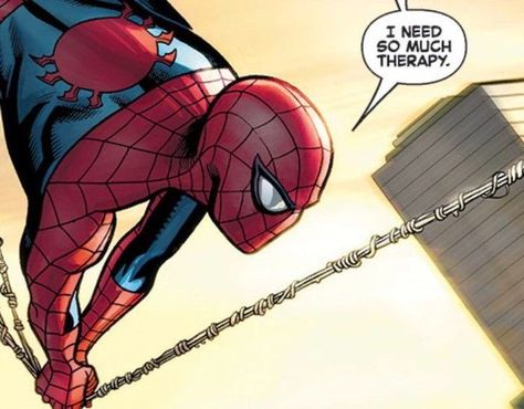 Spider Man Quotes, Spiderman Funny, Deadpool And Spiderman, Spiderman Comic, The Spider, Comic Panels, Spiderman Art, Marvel Memes, Spider Verse