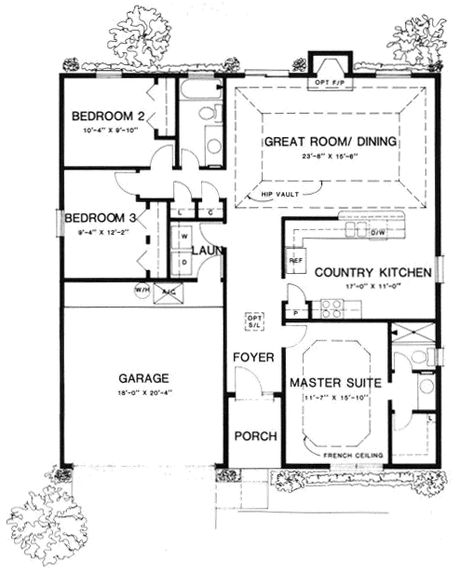 Traditional House Plan - 3 Bedrooms, 2 Bath, 1450 Sq Ft Plan 71-139 1450 Sq Ft House Plans, House Plans 3 Bedroom, Monster House Plans, Garage Floor Plans, Monster House, Traditional House Plan, Wall Exterior, Concrete Blocks, Bath House