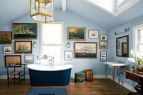 Unique Bathroom Design, Nautical Room, Beachy Room, Best Bathroom Designs, Space Interiors, Unique Bathroom, Dream Bathroom, Beautiful Bathrooms, Nautical Decor