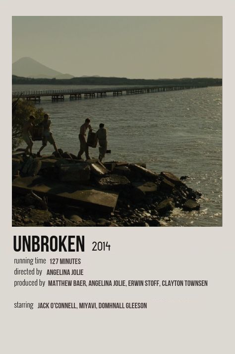 Unbroken Movie, Polaroid Movies, Make A Poster, Tv Show Posters, Roger Deakins, Jack O'connell, Domhnall Gleeson, Polaroid Posters, Show Posters