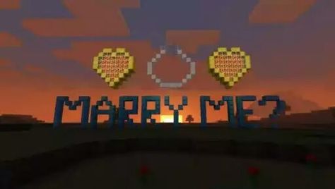 Minecraft Minecraft Proposal Ideas, Proposal Ideas, Minecraft, Video Games, Video Game