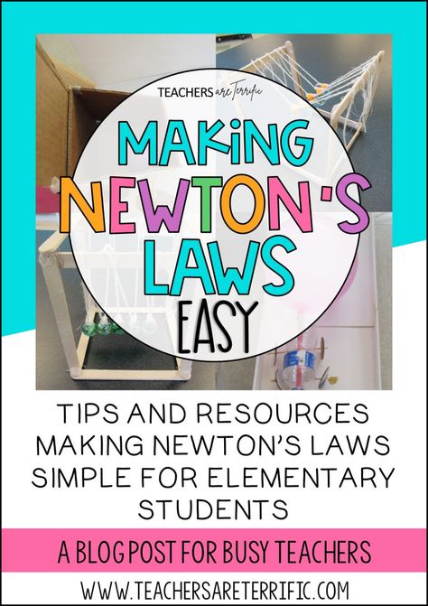 Classroom Agenda, Newton's First Law Of Motion, Newtons Third Law Of Motion, Newton's Third Law, Motion Activities, Newton's Laws, Newtons Laws Of Motion, Laws Of Motion, Grade Three