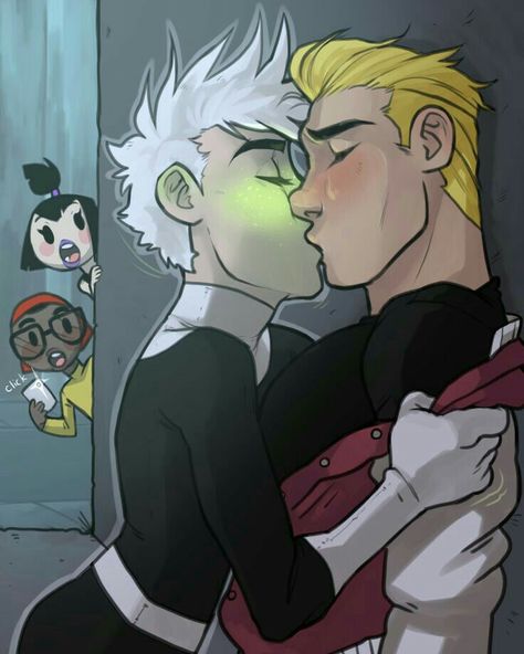 A Dash Of Hope (Dash X Danny) - Chapter 8 - Wattpad Danny Dash, Danny Phantom X Dash, Danny Phantom X Dash Comic, Dany Phantom, Danny Fantom, Danny Phantom Funny, Phantom Comics, Superhero Family, Cartoon Ships