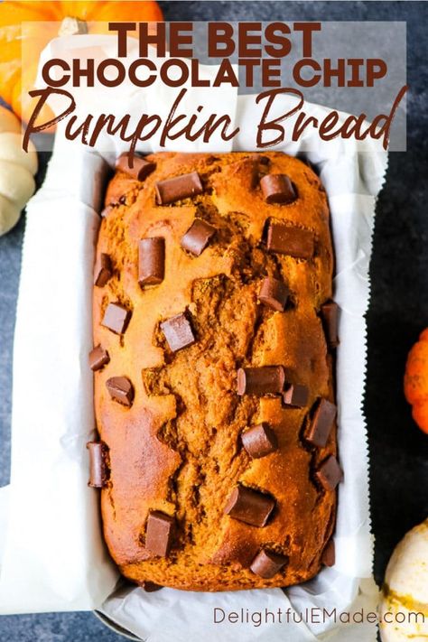 Pumpkin Bread Healthy, Healthy Pumpkin Bread Recipe, Pumpkin Bread With Chocolate Chips, Triglycerides Diet, Pumpkin Bread Recipe Healthy, Chocolate Pumpkin Bread, Starbucks Pumpkin Bread, Healthy Pumpkin Bread, Lower Triglycerides