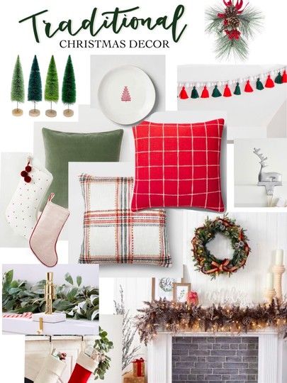 Red Green And Gold Christmas Decor Living Room, Traditional Red And Green Christmas Decor, Red Green Christmas Decor, Green And Red Christmas Decor, Red Green And Gold Christmas Decor, Red And Green Christmas Decor, Red And Gold Christmas Tree, Gold Christmas Tree Decorations, Target Christmas