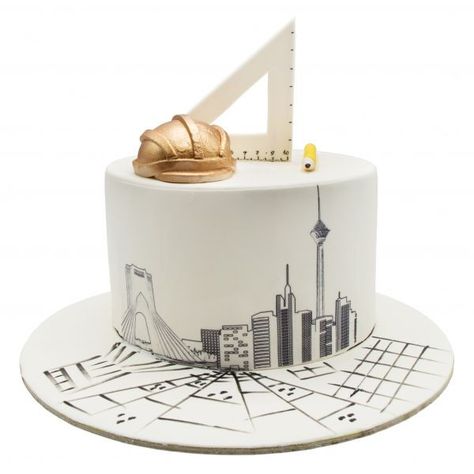 Architecture Cake, Happy Birthday Teacher, Teacher Cakes, Bts Cake, 18th Birthday Decorations, Cake For Husband, Beautiful Birthday Cakes, Cake Decorating Designs, Pretty Birthday Cakes