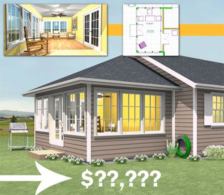 Sunroom Addition Plans, Sunroom Building Plans, Small House Plans With Sunroom, All Seasons Room Addition, Second Floor Sunroom, Sunroom Add On, Home Additions Back Of House Sunroom, Adding Sunroom To Back Of House, Small Sunroom Addition