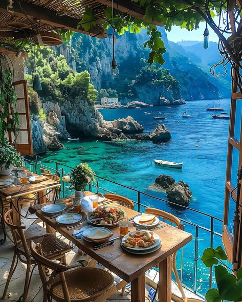 Dream Life House, Italy Aesthetic, Pretty Landscapes, Tables And Chairs, Dream Travel Destinations, Dream Holiday, Beautiful Places To Travel, Pretty Places, Travel Aesthetic