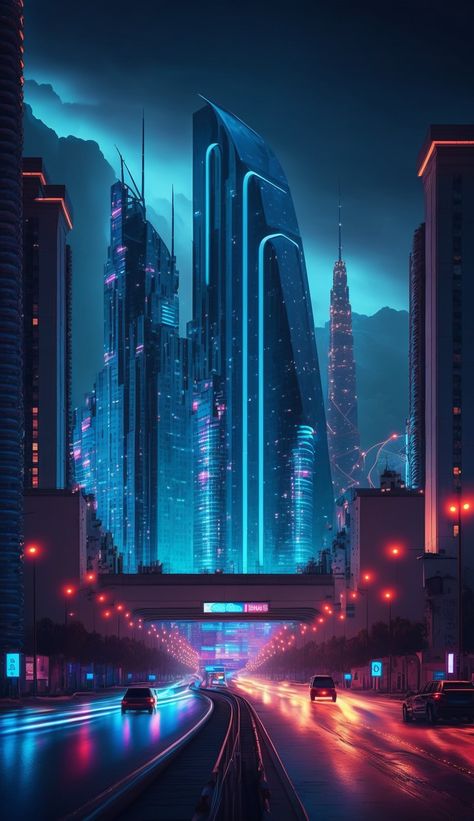 City Aesthetic Futuristic, Dark Sci Fi City, Futuristic City Utopia Aesthetic, Future City Aesthetic, Futuristic City Art, High Tech City, Futuristic City Utopia, Utopian City, Tech City