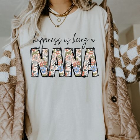 👵💖Show love to your cherished Nana with our special Nana Shirt - a heartwarming and custom gift perfect for Mother's Day or any occasion that celebrates the wonderful grandmothers in our lives. 🌷✨ Whether you're looking for a thoughtful Mother's Day gift or a custom item to honor your Nana, this shirt is a stylish and sentimental choice. 🌟 Key Features: Custom Gift for Nana: Personalize your gift with this Nana Shirt, creating a unique and thoughtful present that captures the love and appreciation you feel for your wonderful grandmother. Mother's Day Special: Make Mother's Day extra special with a custom Nana Sweatshirt, expressing gratitude and warmth to the special woman who holds a unique place in your heart. Stylish and Comfortable: The Nana Shirt combines style with comfort, offer Nana Shirts Ideas, Grandma Mothers Day Gift, Nana Sweatshirt, Nana Birthday, Grandmas Mothers Day Gifts, Nana Shirts, Unique Place, Mothers Day Special, Nana Gifts