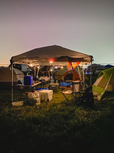 Coachella Car Camping, Festival Camping Setup, Coachella Camping, Bass Canyon, Coachella 2024, Beyond Wonderland, Tent Canopy, Camping Set Up, Festival Camping