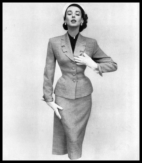 Dorian Leigh, Cocktail Suit, Wallis Simpson, Lilli Ann, Retro Looks, Elegant Photo, Richard Avedon, Vintage Suits, Suit Women