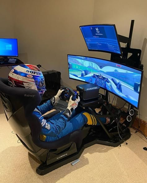 Formula 1 Room, Video Games Room, F1 Room, Racing Setup, Gaming Computer Room, Racing Cockpit, Dirty Air Series, Gaming Area, Capas Samsung