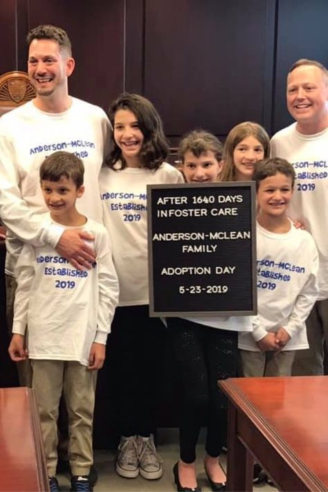 These Dads Adopted 6 Siblings Who Spent 1,640 Days in Foster Care, and I'm in Tears Foster Care Adoption Photos, 6 Siblings, Four Siblings, Adoption Announcements, Adoption Shower, Adoption Quotes, Adoption Photos, Future Vision Board, Being Smart