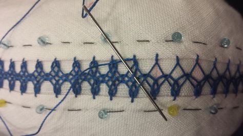 Understanding the Herringbone Stitch on the St. Birgitta’s Coif | Clothing the Past Viking Embroidery, Medieval Embroidery, Herringbone Stitch, Embroidery Stitches Tutorial, Brazilian Embroidery, Hand Embroidery Stitches, Vintage Embroidery, Hand Embroidery Patterns, Embroidery Inspiration