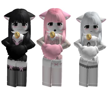 Trio Matching Roblox Avatars, Trio Roblox Outfits, Matching Roblox Avatars, Roblox Matching, Trio Matching, Outfit Roblox, Roblox Skin, Roblox 3, Roblox Fits