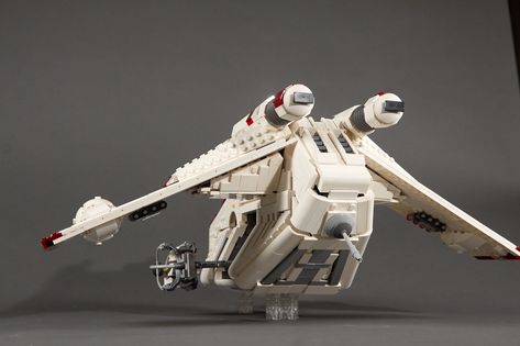 Lego LAAT Republic Gunship Moc | I've finally finished this … | Flickr Lego Star Wars Republic Gunship, Lego Republic Gunship Moc, Lego Gunship Moc, Lego Republic Gunship, Republic Gunship, Lego Jedi, Lego Starwars, Star Wars The Old, Lego Spaceship