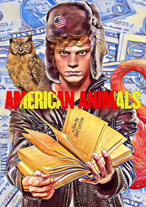 American Animals Movie Poster, American Animals Evan Peters, Evan Peters American Animals, American Animals Movie, Tv Posters, Posters Minimalist, American Animals, Movie Posters Minimalist, 17th Birthday