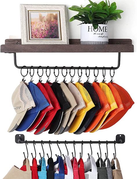 Hat Organizer, Cap Organizer, Hat Racks, Cap Display, Hat Organization, Hat Holder, Hat Hanger, Wall Closet, Hat Storage