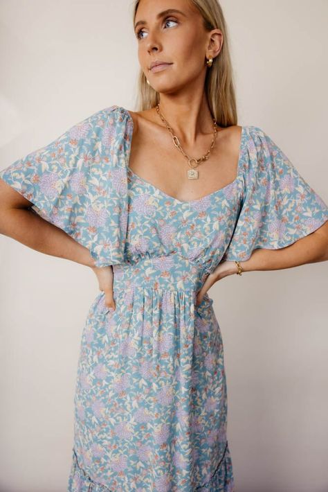 Church Clothes, High Quality Clothing, Viscose Dress, Church Dresses, Church Outfits, Sleeve Midi Dress, Midi Dress With Sleeves, Floral Midi Dress, Dress Ideas