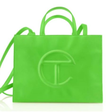 Highlighter Green Medium Shopping Bag. Purchased Direct From Teflar. Never Used. Never Touched. Original Shipped Packaging With Dust Bag & Tags. *More Photos Upon Request From Serious Inquiries Only* Green Telfar, Telfar Shopping Bag, Louis Vuitton Gm, Telfar Bag, Louis Vuitton Mm, Kate Spade Purse Black, Neon Bag, Neoprene Tote, Victoria Secret Tote Bags