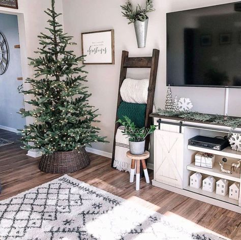 20+ Wonderfully Magical Christmas Tree Base Ideas To Inspire Tree Base Ideas, Christmas Tree Base Ideas, Farmhouse Ladder Decor, Base Ideas, Christmas Tree Base, Tree Base, Christmas Decor Inspiration, Christmas Decorations For The Home, Farmhouse Christmas Decor