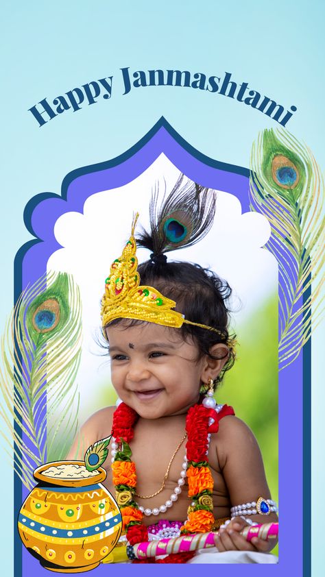 Celebrate Lord Krishna's birthday in 2023 with simple and joyful at-home ideas, indoor festivities, and heartwarming at-home videos that capture the essence of this special occasion Lord Krishna Birthday, Krishna Birthday, Janmashtami Celebration, Krishna Janmashtami, Lord Krishna, Get Ready, Fashion Store, Krishna, Special Occasion